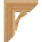 Ekena Millwork Merced Slat Rough Sawn Bracket, Western Red Cedar, 6"W x 18"D x 22"H BKT06X18X22MRC06RWR - alternate 2